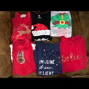 Lot of Girls Holiday shirts